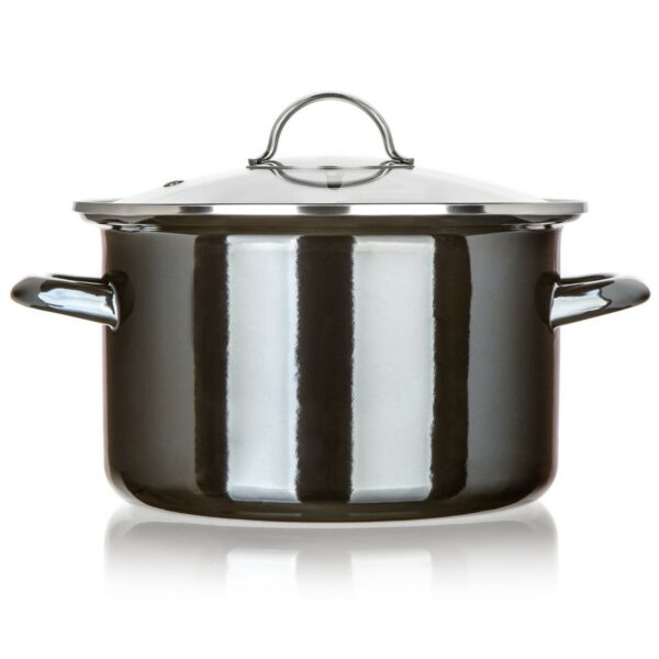 Banquet Emaille-beschichtete Pfanne METALLICSchwarz 24 cm
