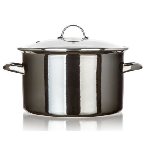Banquet METALLIC Black 26 cm-es zománcozott fazék