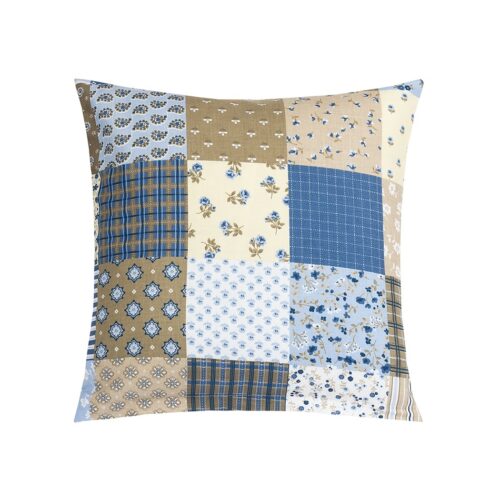Bellatex Adéla Patchwork kék párna