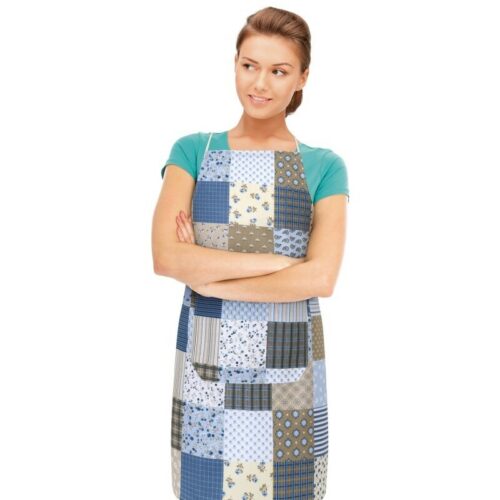 Bellatex Adéla Patchwork kötény kék