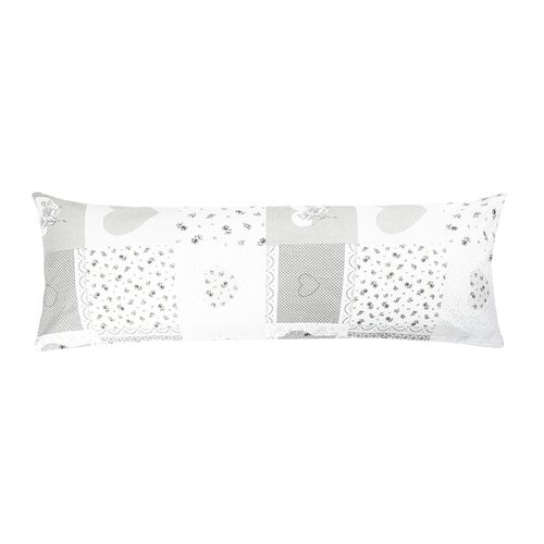 Bellatex Szív patchwork pótférj relaxációs párnahuzat szürke