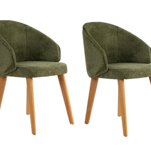 Bentley Green and Dark Oak étkezőszék szett