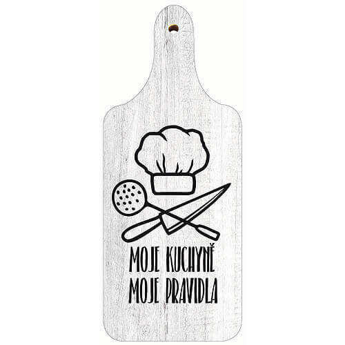Bohemia Gifts Dekoratív fa deszka Moje kuchyně