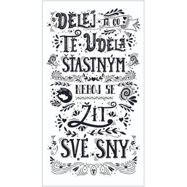 Bohemia Gifts Dekoratív kép Élje meg álmait