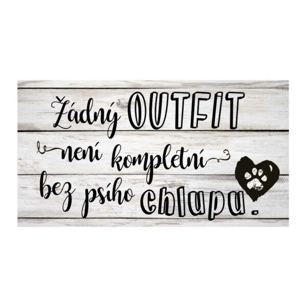 Bohemia Gifts Dekoratív kép - Outfit szőr