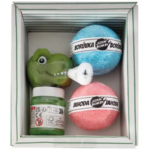 Bohemia Gifts Gyermek kozmetikai szettbuborékfújóval DINO