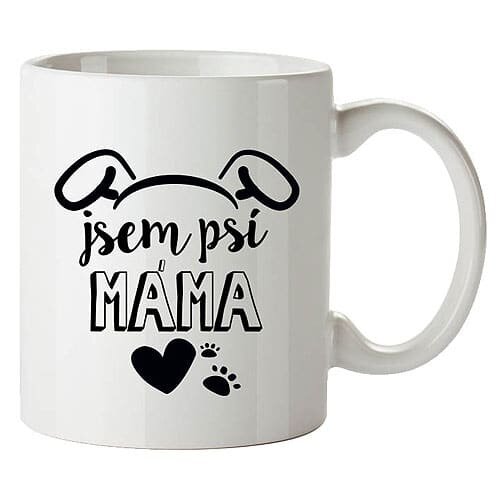 Bohemia Gifts Kerámia bögre - Jsem psí máma(Kutyusos anyuka)