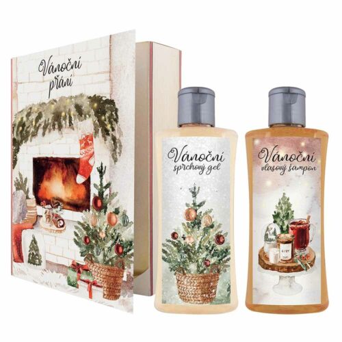Bohemia Gifts Kozmetikai szett könyv - Karácsonyiüdvözlőkártya
