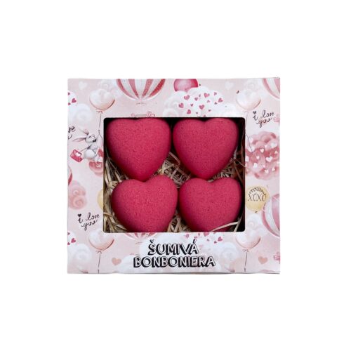 Bohemia Gifts Pezsgő bonbonniere - Szív