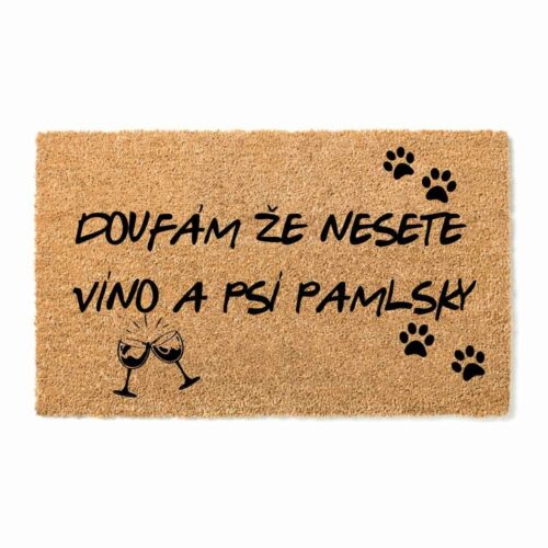 Bohemia Gifts Szőnyeg - Bor és finomságok