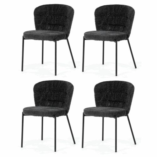 Bouclé CT-W1077 GREY2 étkezőszék szett
