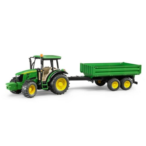Bruder Farmer 2108 John Deere traktor billenőpótkocsival
