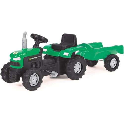 Buddy Toys BPT 1013 pedálos traktor pótkocsivalFieldmann