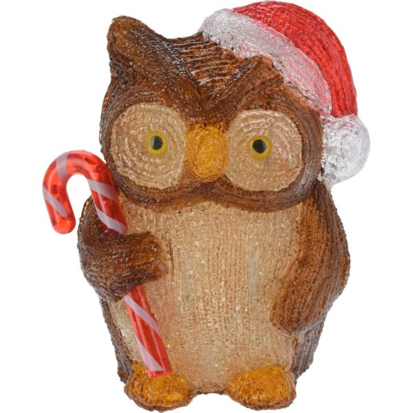 Candy owl karácsonyi LED dekoráció