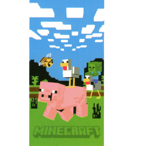 Carbotex Gyermek Minecraft Malac és Kacsa törölköző