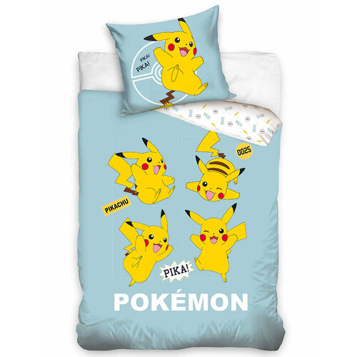 Carbotex Gyermek pamut ágynemény Pokémon Pika PikaPikachu