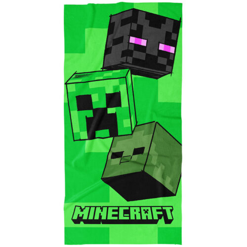 Carbotex Minecraft Mob Head gyermek törölköző