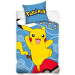 Carbotex Pokémon Pikachu és Pokéball gyermekágynemű