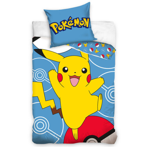Carbotex Pokémon Pikachu és Pokéball gyermekágynemű