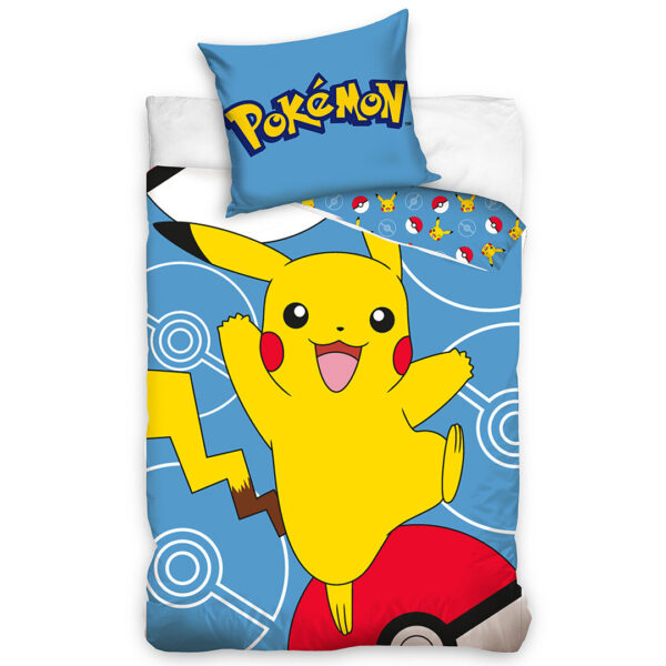 Carbotex Pokémon Pikachu és Pokéball gyermekágynemű