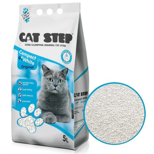 Cat Step ásványi alom macskáknak Compact WhiteOriginal