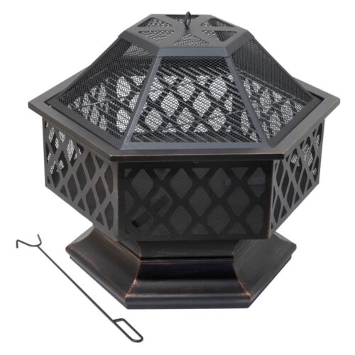 Cattara 13008 Hexagon fedeles tűzrakóhely