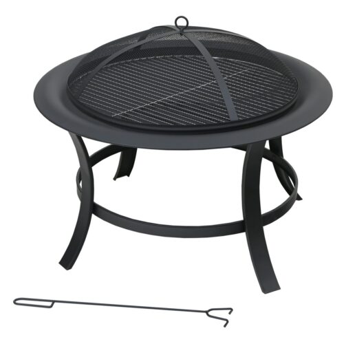 Cattara 13016 Taal tűzrakó grillráccsal és fedél