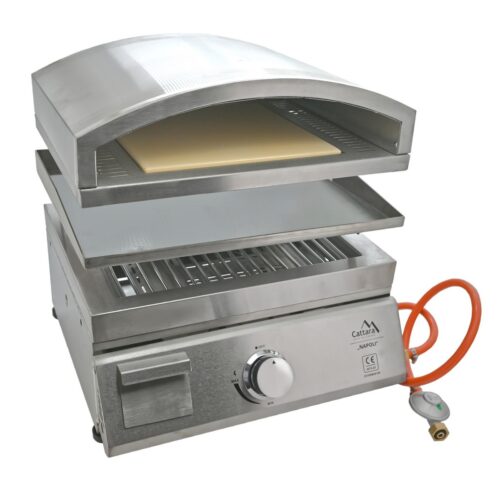 Cattara 14101 gázgrill asztali pizzasütővel Napoli