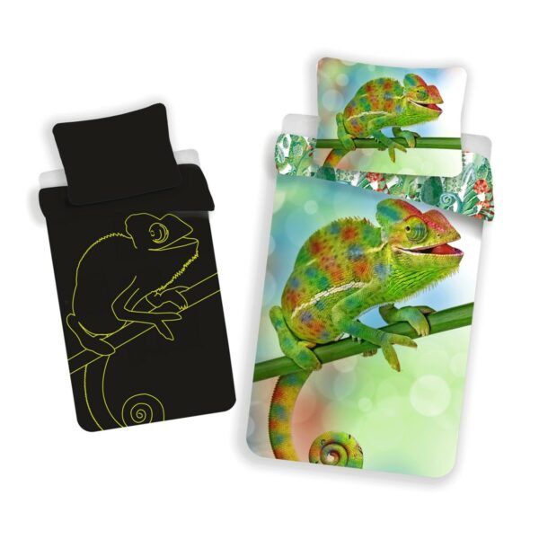 Chameleon világító pamut ágynemű