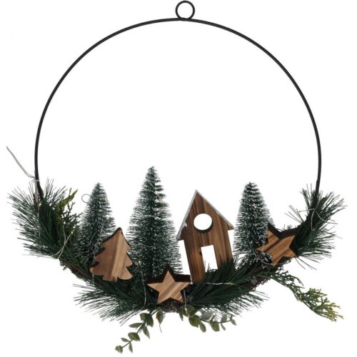 Christmas ring karácsonyi lógó LED dekoráció