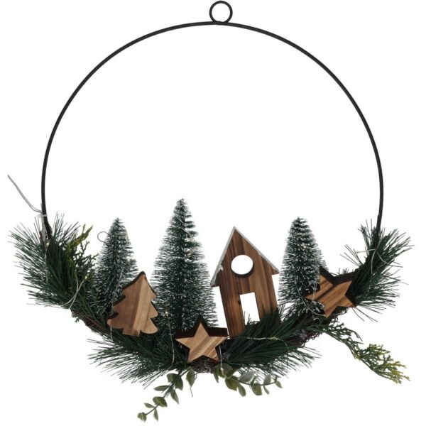 Christmas ring karácsonyi lógó LED dekoráció