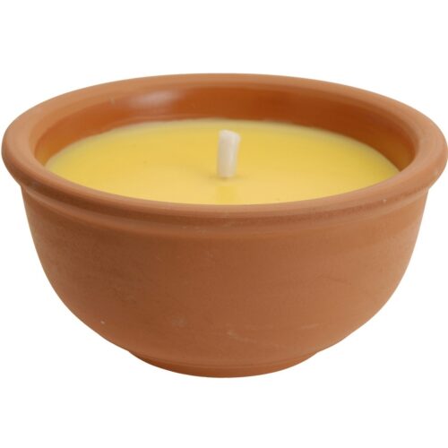 Citronella rovarriasztó gyertya kerámia  borításban