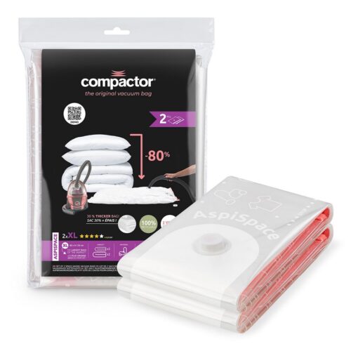 Compactor Bag Aspispace 2 részes vákuum tárolózsák-szettXL