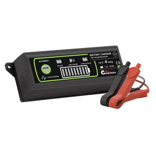 Compass mikroprocesszor töltő PB/GEL 4 Amp