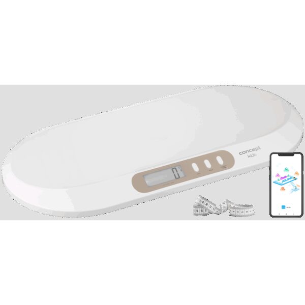 Concept VD4000 digitális babamérleg KIDO alkalmazással