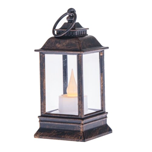 Cremona bronz LED gyertyatartó