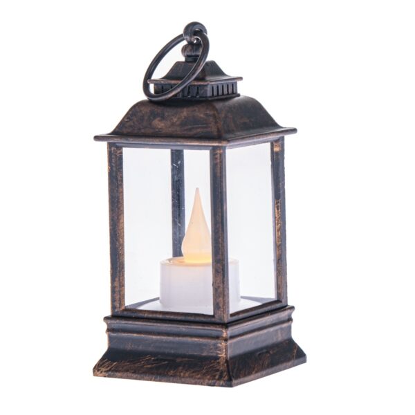 Cremona bronz LED gyertyatartó