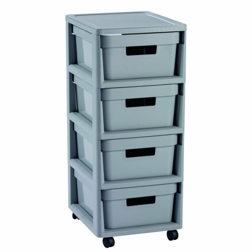 Curver INFINITY polc fiókokkal 4 x 11 l