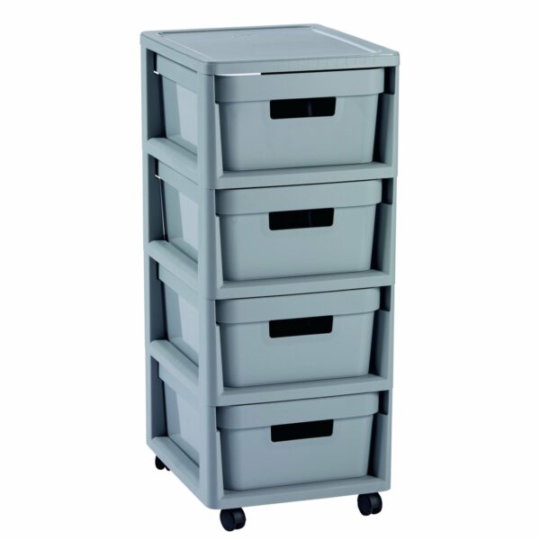 Curver INFINITY polc fiókokkal 4 x 11 l