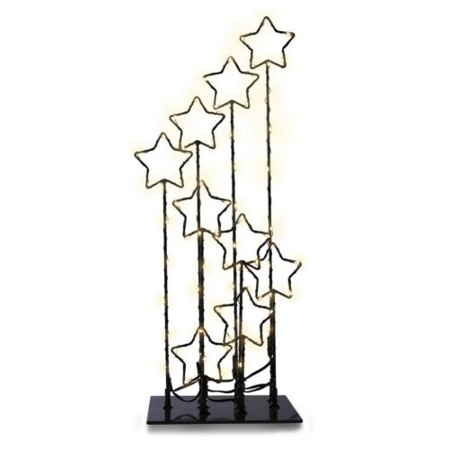 DecoKing Karácsonyi LED dekoráció csillagokkal