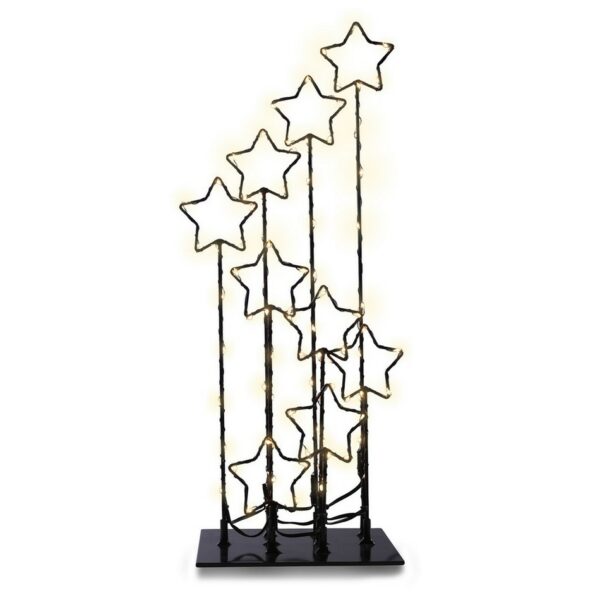 DecoKing Karácsonyi LED dekoráció csillagokkal