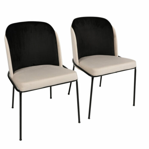 Dore Black and Cream étkezőszék szett