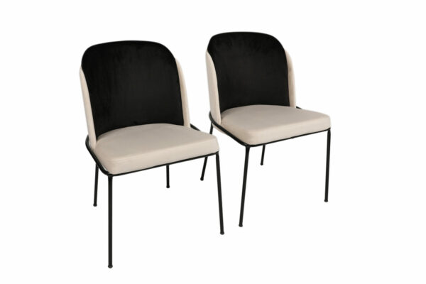 Dore Black and Cream étkezőszék szett