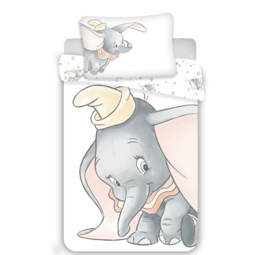 Dumbo gyerek pamut ágyneműhuzat szürke