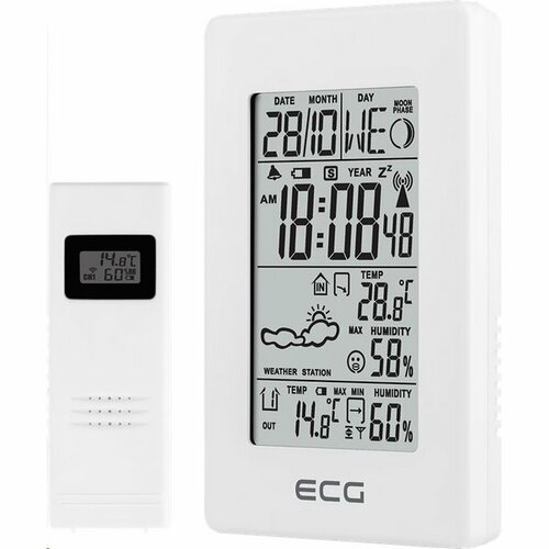 ECG MS 100 White időjárásmérő állomás