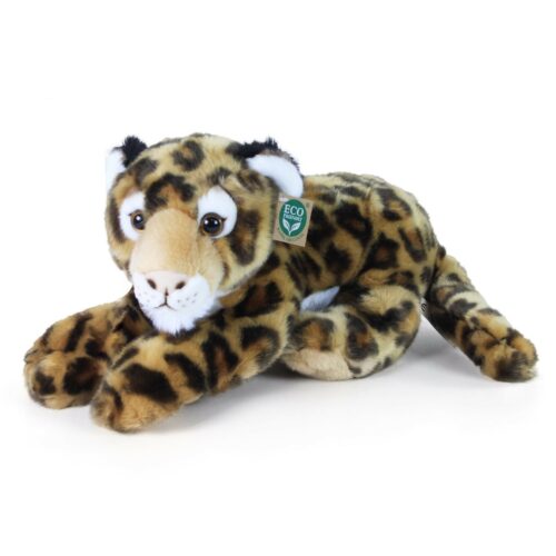 ECO-FRIENDLY plüss fekvő leopárd