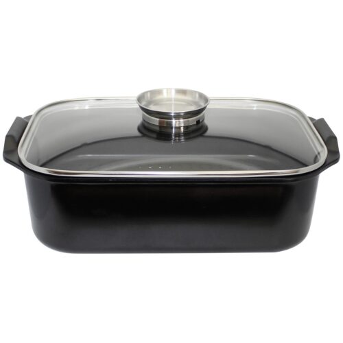Elo 89940 Sütőedény üveg fedéllel és aromafogantyúval Duo Vital 40 x 26 cm