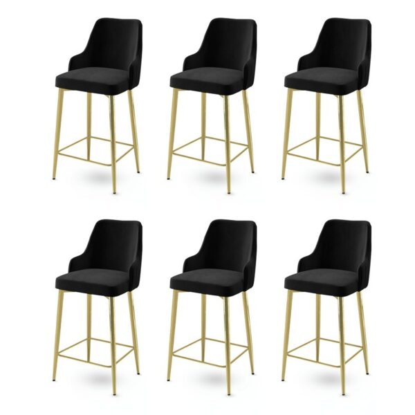 Enox Black and Gold bárszék szett