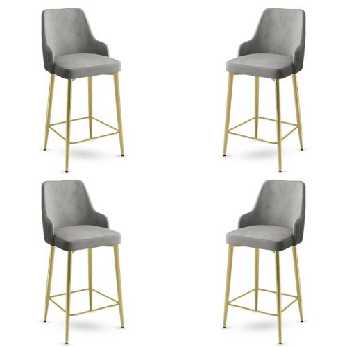 Enox Grey and Gold bárszék szett