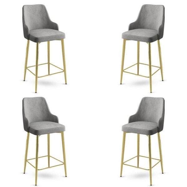 Enox Grey and Gold bárszék szett